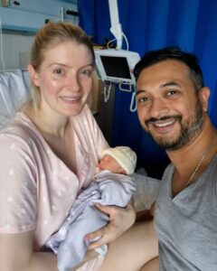 Birth of Zachary at darent valley birth centre