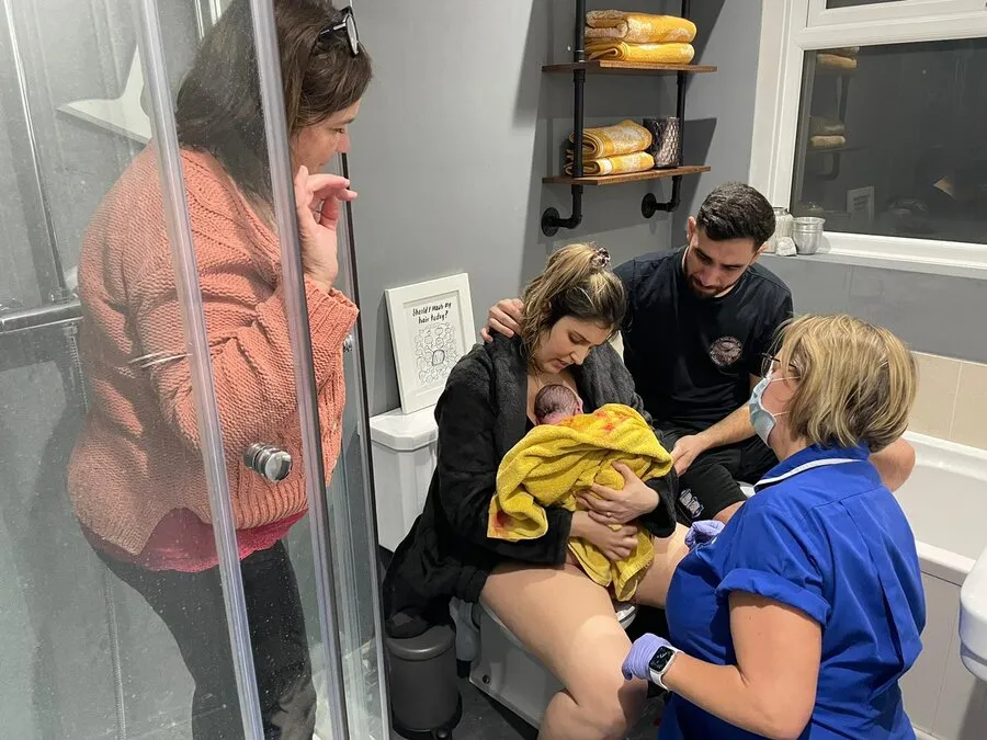 Norah home birth with group b strep