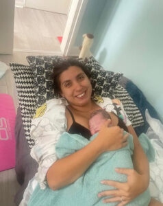 Birth of chloe - home birth with a small baby