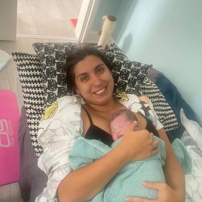 Birth of chloe - home birth with a small baby