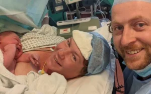 Jesse c-section at Darent Valley Hospital