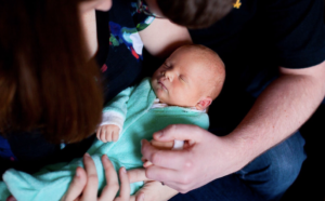 Jon and Sarah turning a breech baby at 42 weeks