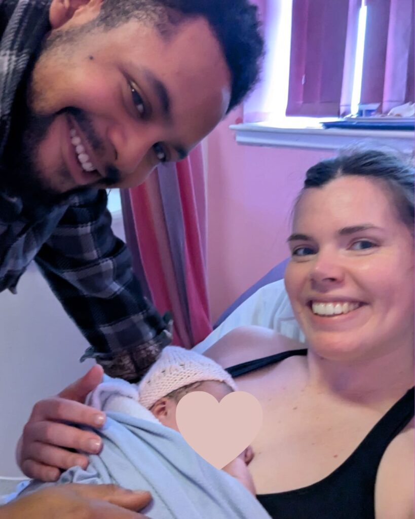 Birth of Raya - water birth at darent valley birth centre