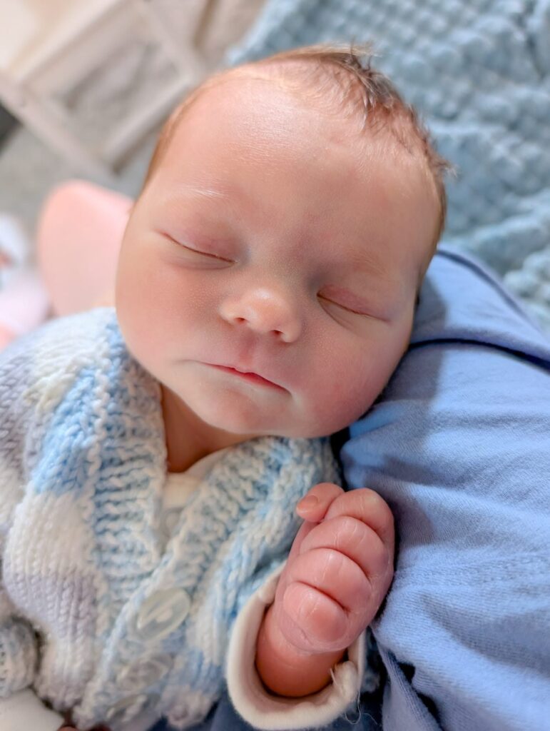 Chloe water birth at Medway hospital