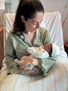 Esme water birth at darent valley birth centre