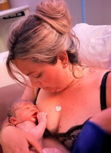 Rosie water birth at Medway hospital