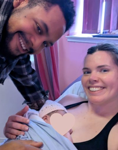 Birth of Raya - water birth at darent valley birth centre