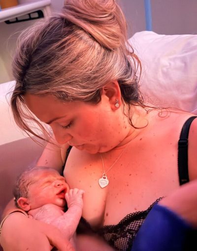 Rosie water birth at Medway hospital